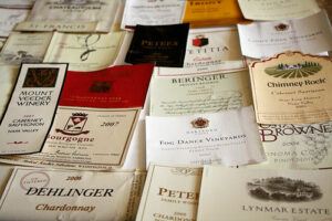 vintage wine labels